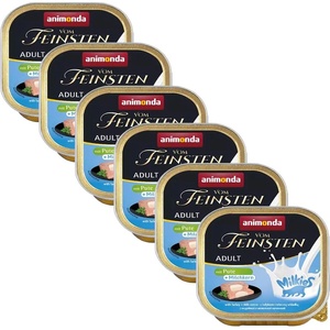 Animonda Vom Feinsten Adult Cat Milkies - пуешко с млечна сърцевина 6 x 100 г