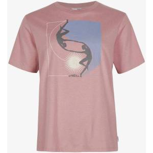 O'Neill Старорозова дамска тениска с принт O'Neill ALLORA GRAPHIC T-SHIRT O'Neill | Rozov | ЖЕНИ | XS