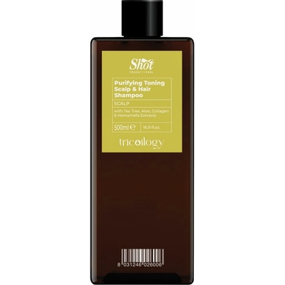 Shot Tricoilogy Purifying Toning Scalp osviežujúci šampón 500 ml