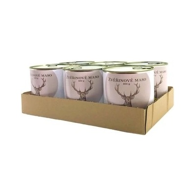 Bohemia Pet Food Zverinové mäso vo vlastnej šťave 6 x 800 g