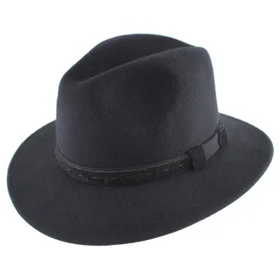 Мъжка филцова Fedora HatYou CF0040, Черен