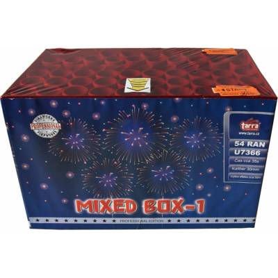 Ohňostroj Baterie výmetnic MIXED BOX 1 54 ran 2 1 TARRA U7366
