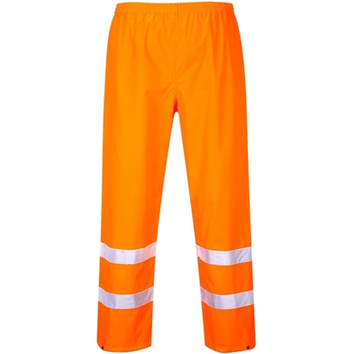 Portwest nohavice Traffic S480 Hi Vis do pasu nepromokavé reflexní červená