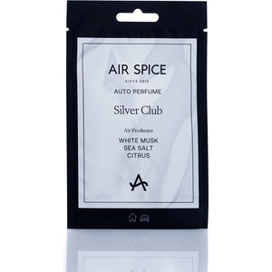 AIR SPICE АРОМАТИЗАТОР air spice ХАРТИЕН silver club (asp23)