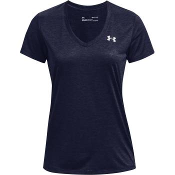 Under Armour Tech Twist V-Neck Short Sleeve Womens - Midnight Navy