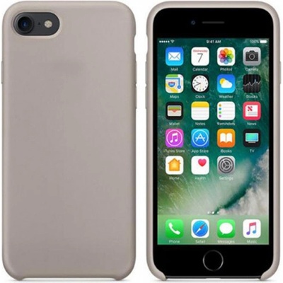 SES Extrapevné silikónové ochranné Apple iPhone 8 - sivé