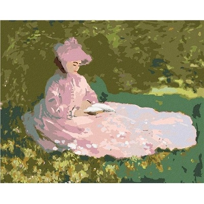 zuty Malování Podle Čísel Jaro Claude Monet 40 x 50 Cm Plátno Rám
