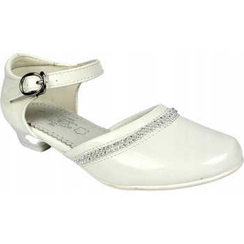 Baleríny pro dívčí dětské k prvnímu svatému přijímání boty vložka kůže