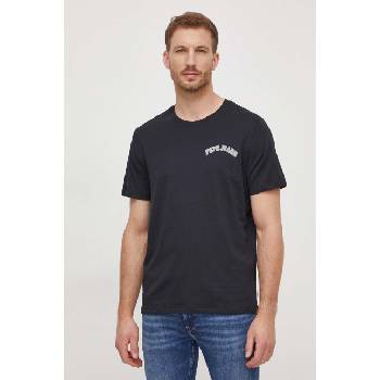 Pepe Jeans Памучна тениска Pepe Jeans Clementine в черно с принт (PM509229)