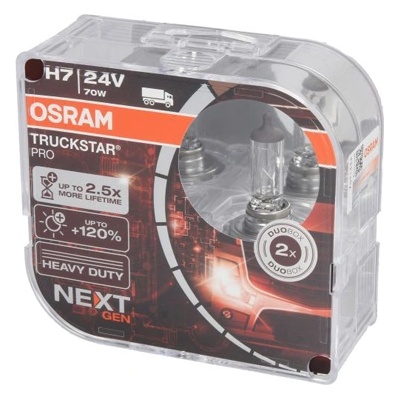 OSRAM Крушка OSRAM H7, 24V, 70W, 1750lm, 2 броя