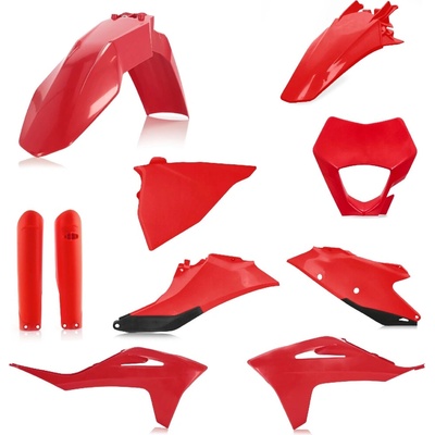 Acerbis plastový full kit sa hodí pre GAS GAS EC250/300/ECF250/350 21 červená