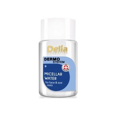 Delia Cosmetics Dermo System micelární čistící voda na oční okolí a rty 3 v 1 (Travel Size) 50 ml