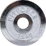 Fitforce ДИСК ЗА ЩАНГА 1, 5 КГ chrom 30 ММ 1, 5 КГ