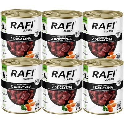 Dolina Noteci Rafi Classic s divokou zvěřinou 6 x 800 g