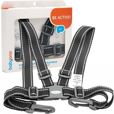 BabyOno Колан за прохождане Babyono - First Steps, графит (5901435415665)