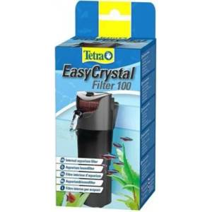 Tetra TetraTec Easy Cristal Filter Box 100 - Изключително ефективен и безшумен вътрешен аквариумен филтър за аквариуми от 10 до 20 литра - 90 литра/час - 3W