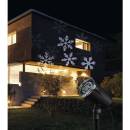 EMOS LED vánoční dekorativní projektor bílé vločky časovač