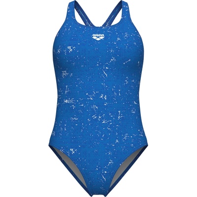 arena Дамски бански костюм Arena Women's Ribbed Swimsuit Swim Pro Back Swimsuit - Royal Multi - размер 32 (EU) (150-5765-0212)