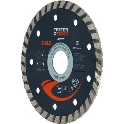 Jipos Diamantový kotouč 115 x 2 x 22,2 mm 682