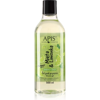 APIS NATURAL COSMETICS Energy Shot Mint & Lime енергизиращ душ-гел 500ml