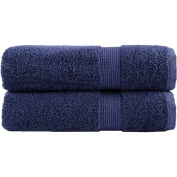 vidaXL Премиум кърпи за ръце SOLUND 2 бр. тъмносини 50x100 см 600 г/м2 (137257)