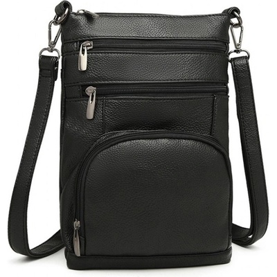 malá crossbody kabelka "Enigma" Čierna