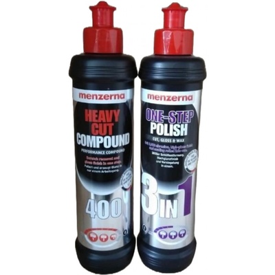 Menzerna Heavy Cut Compound 400 + One Step Polish 3in1 2 x 250 ml
