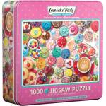 EUROGRAPHICS - Puzzle Metal Box - Cupcake Party - 1 000 piese