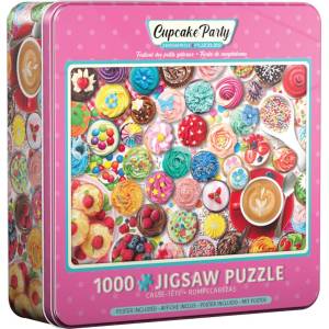 EUROGRAPHICS - Puzzle Metal Box - Cupcake Party - 1 000 piese