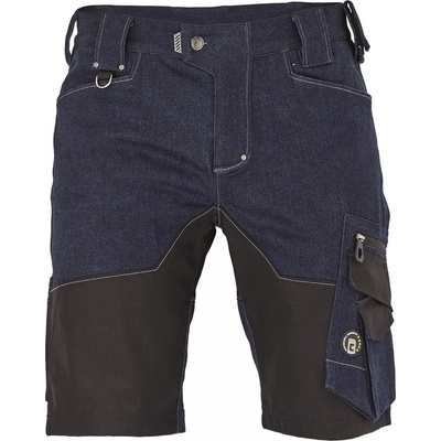 Cerva Strečové rifľové montérkové kraťasy Neurum Denim navy