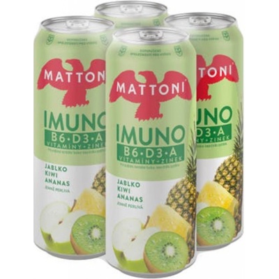 Mattoni Imuno Jablko kiwi a ananas 4 x 0,5 l