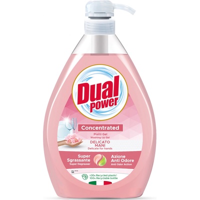 Dual Power čistiaci prostriedok na ručné umývanie riadu Delicáto 1 l