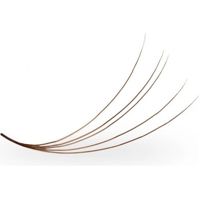 Luxury Lashes Luxusné riasy 5D Premium Lashes v hotovom vejári - BROWN Zakrivenie umelých rias: CC, Dĺžka umelých rias: 10 mm, Hrúbka rias: 007