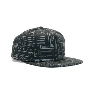 The Hundreds Geometric Black Snapback