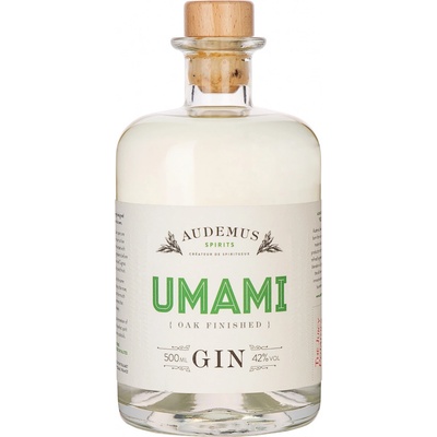 Audemus Spirits UMAMI gin 42% 0,5 l (čistá fľaša)