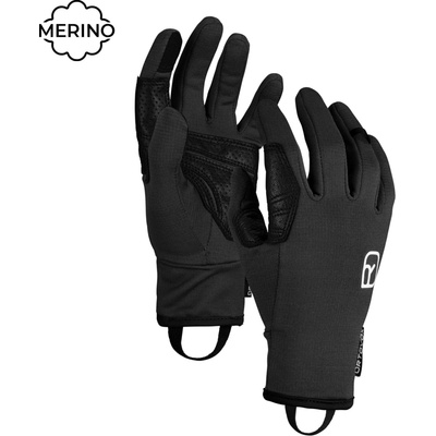 Ortovox Fleece Light Glove dámske rukavice black raven