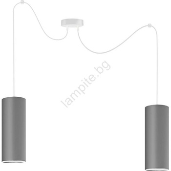 BELIS Пендел ZIK 2xE27/40W/230V паяк сив (BE0418)