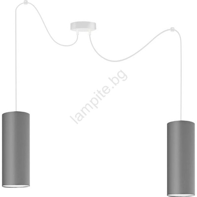 BELIS Пендел ZIK 2xE27/40W/230V паяк сив (BE0418)