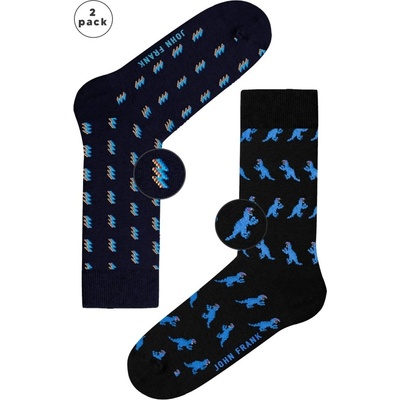 John Frank pánske ponožky JF2LS21W53 2Pack
