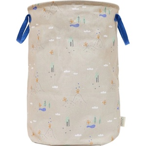 OYOY Mini Бежова текстилна детска кошница за играчки ø 38x54 cm Foxy - OYOY Mini (M107742)