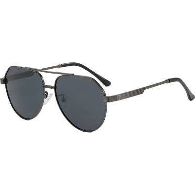 Techsuit Слънчеви очила Techsuit Premium Polarized Sunglasses (8622) - унисекс, авиаторски, поляризирани - Тъмно сив