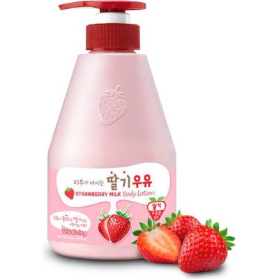 Kwailnara Tělové mléko s vůní jahody Strawberry Milk 560 ml