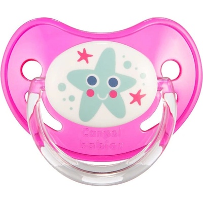 Canpol babies Анатомична залъгалка Canpol - Nature, 6-18 m, Розова (22/507_pin)