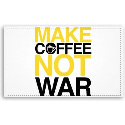 Fotoobraz 120x70 cm velký MAKE COFFEE