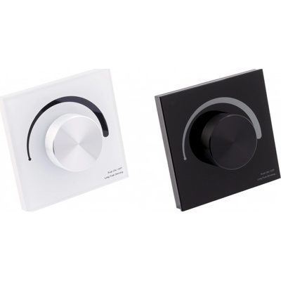 T-LED Nástěnný triakový stmívač dimLED pro LED svítidla 230V Barva:: černá