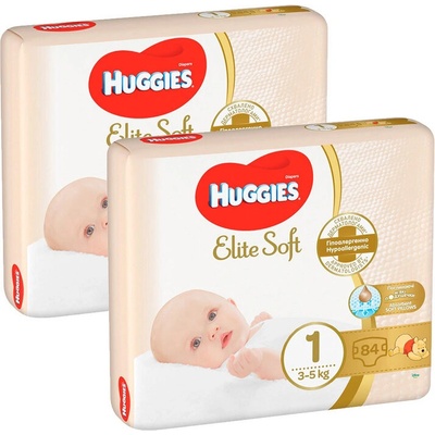 HUGGIES 2x Elite Soft 1 84 ks
