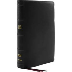 KJV, Thinline Bible, Large Print, Premium Goatskin Leather, Black, Premier Collection, Red Letter, Comfort Print | Nelson, Thomas (ISBN: 9780785257653)
