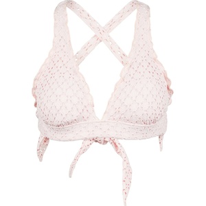 Seafolly Дамско бикини горнище Seafolly Women's Daydreamer Multi Fit Longline Tri Bikini top - Dustypink - размер 32 (EU) (150-5065-0111)
