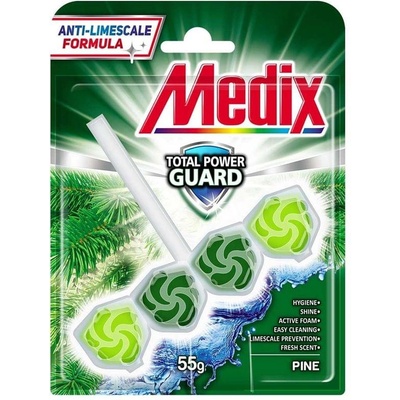 Medix Ароматизатор за тоалетна Medix WC Fresh Drops, бор, 55 g (5070100035)