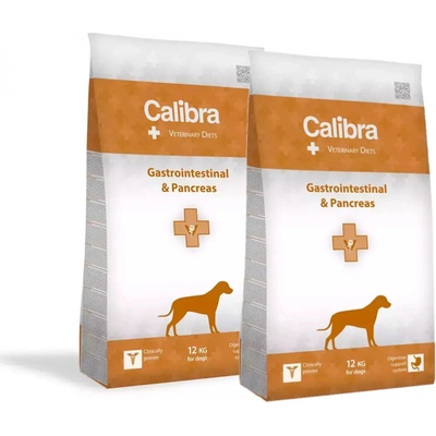 Calibra Veterinary Diets Dog Gastro and Pancreas 2 x 12 kg